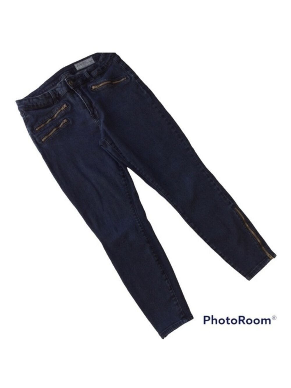 Pistola Zippered Ankle Moto Jeans Size 32 Style# P6290